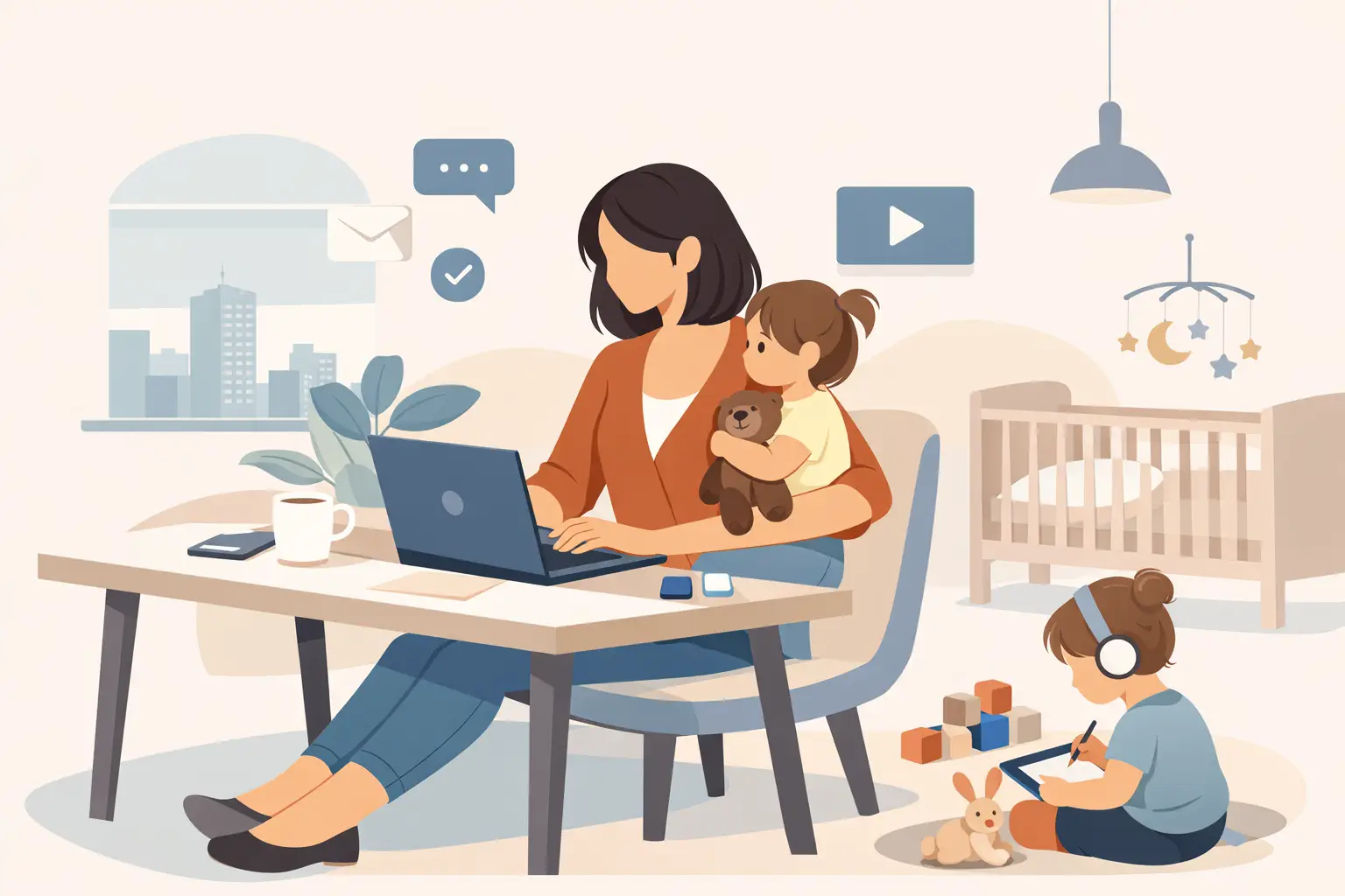 Arbeiten von zuhause als Mutter - was passt?