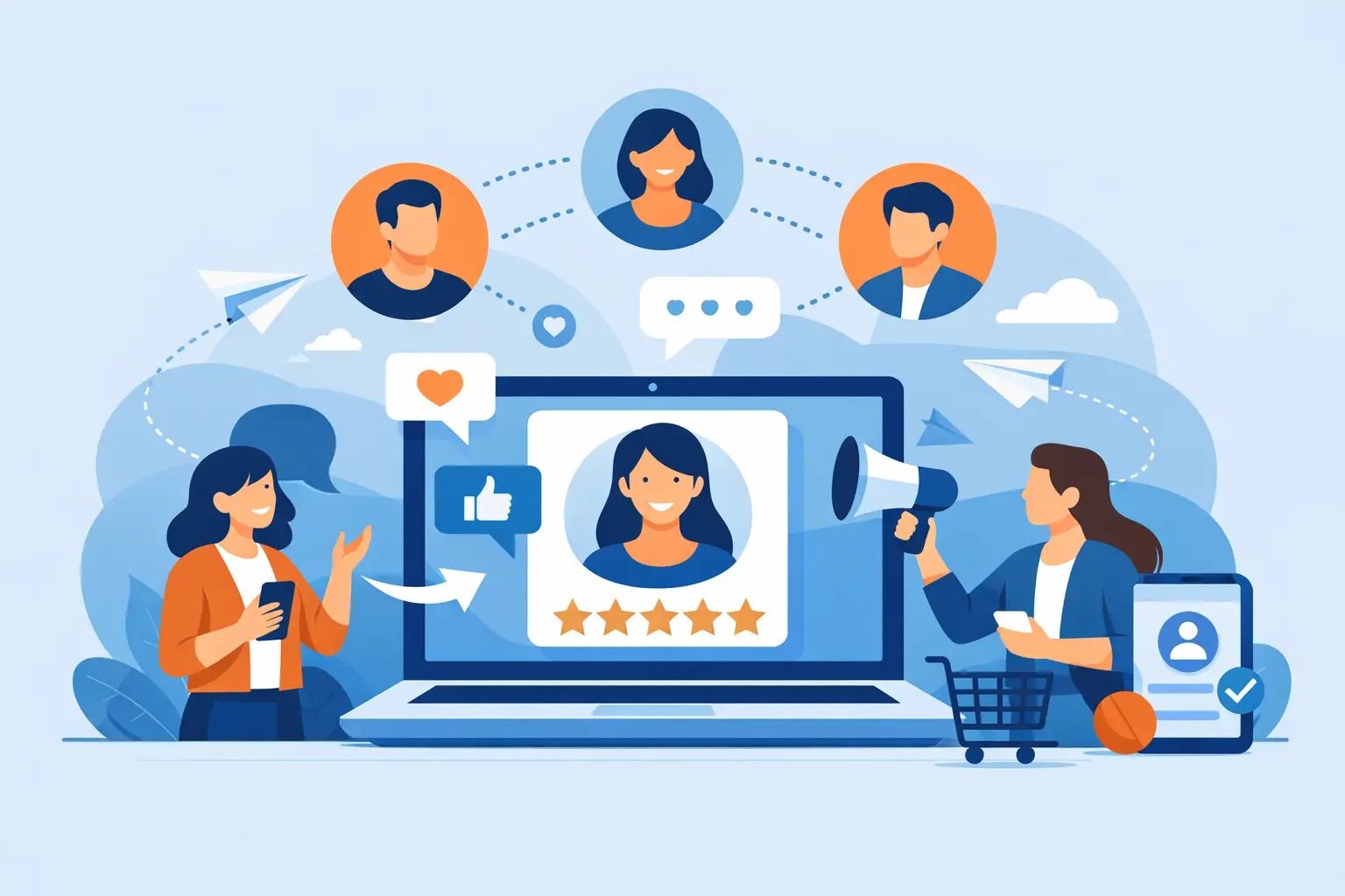Online Kunden über Empfehlungen gewinnen